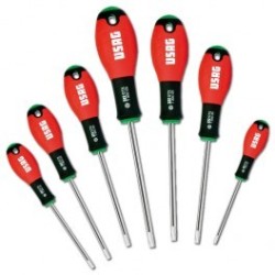 SERIE DI 7 GIRAVITI CON IMPRONTA TORX  USAG 322 STX S7