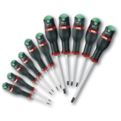 Set di 11 giraviti Torx USAG con impugnature ergonomiche e punte diverse