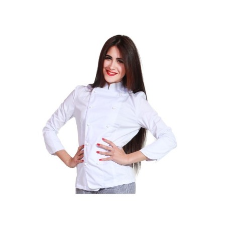 TCD GIACCA CHEF AB060D BIANCA DONNA