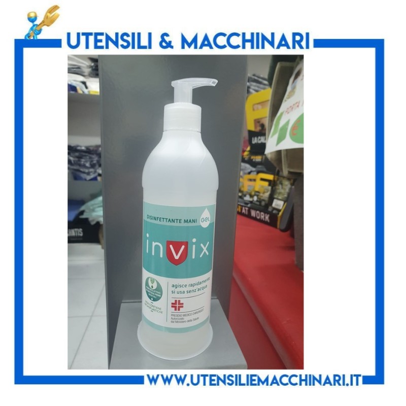 GEL IGIENIZZANTE INVIX 500 ML