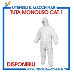 TUTA PROTETTIVA MONOUSO CAT.1